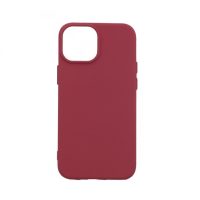 Silikónový kryt pre iPhone 13 mini - Vínovo červený