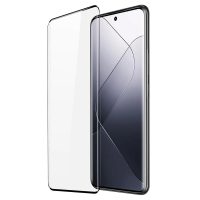 Ochranné sklo pre Xiaomi 14 Ultra - Čierne, zaoblené