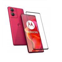 Ochranné sklo pre Motorola Moto G85 - Čierne, zaoblené